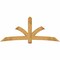 Ekena Millwork Davenport Rough Sawn Timber Gable Bracket, Western Red Cedar, 96"W x 40"H x 6"D x 6"F, 10/12 Pitch GBW096X40X0606DAV00RWR - alternate 1